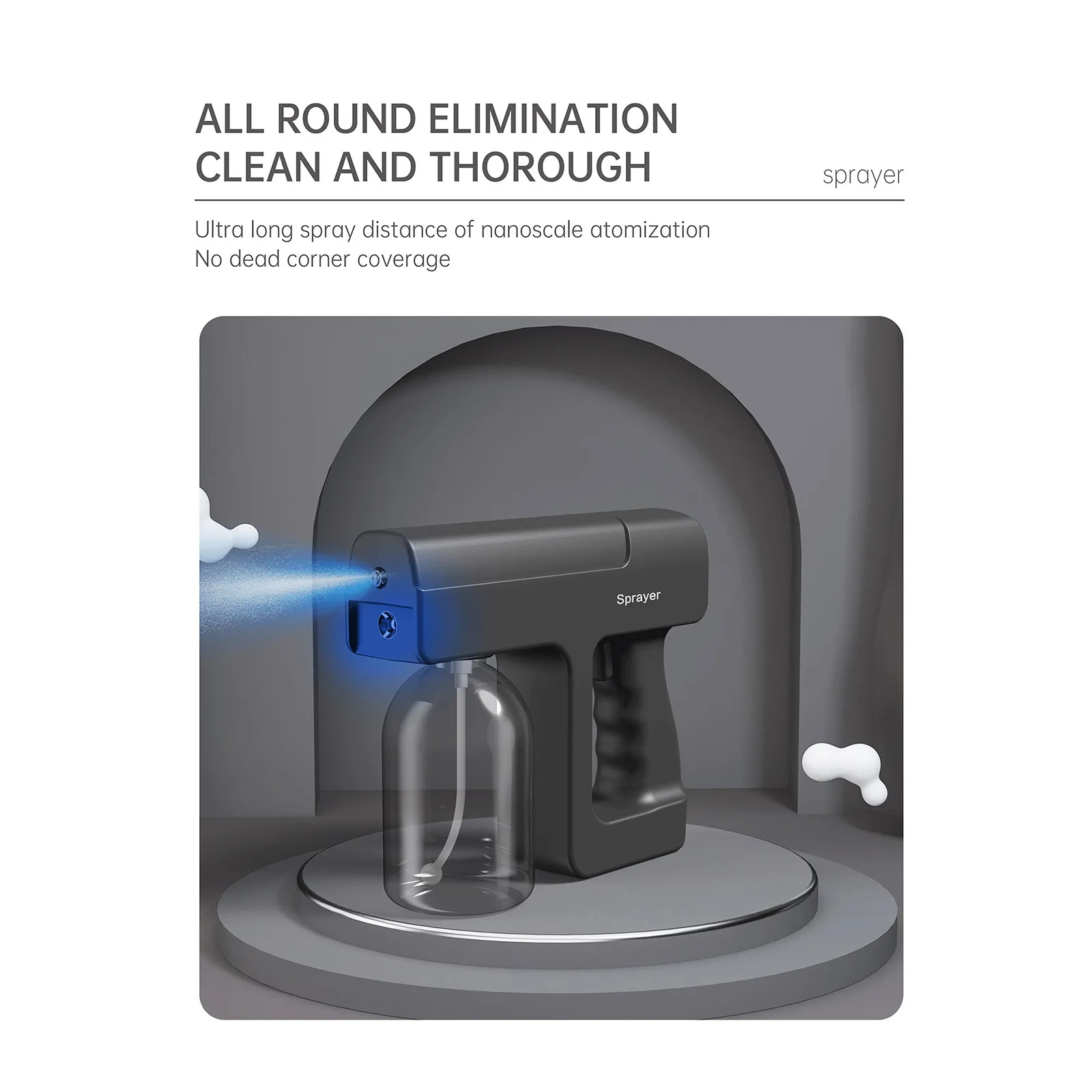 Электрический беспроводной портативный Перезаряжаемый USB распылитель для