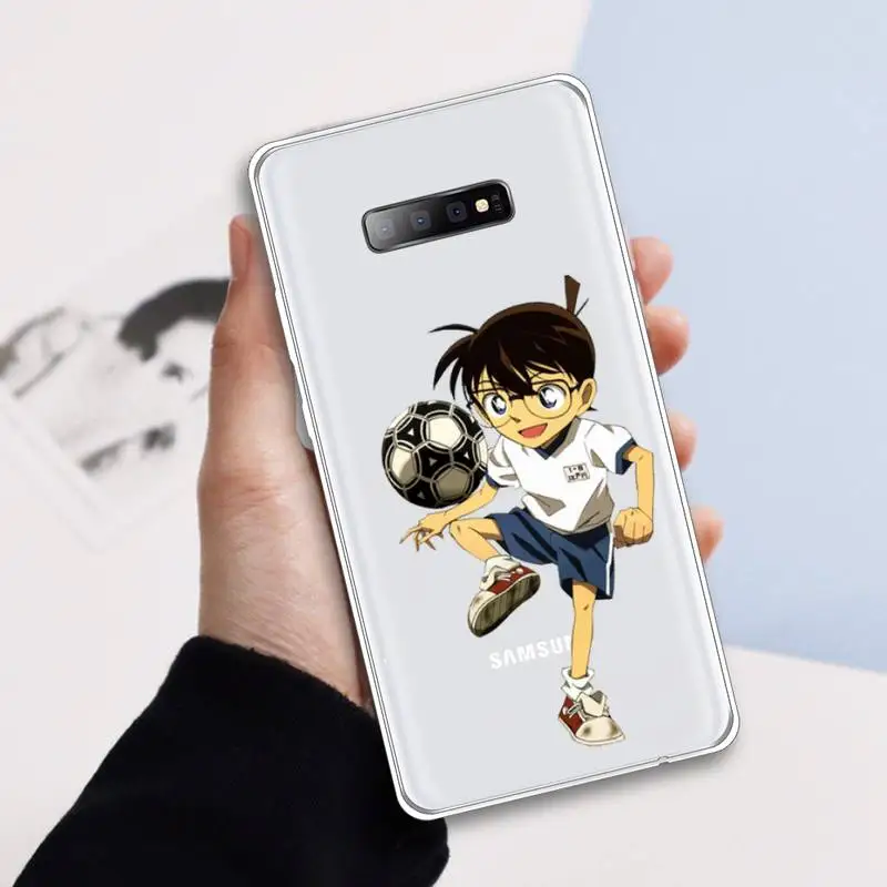

Japan aime Detective Conan Phone Case Transparent For Samsung Galaxy A 71 21s S note 8 9 10 plus 20 ultra