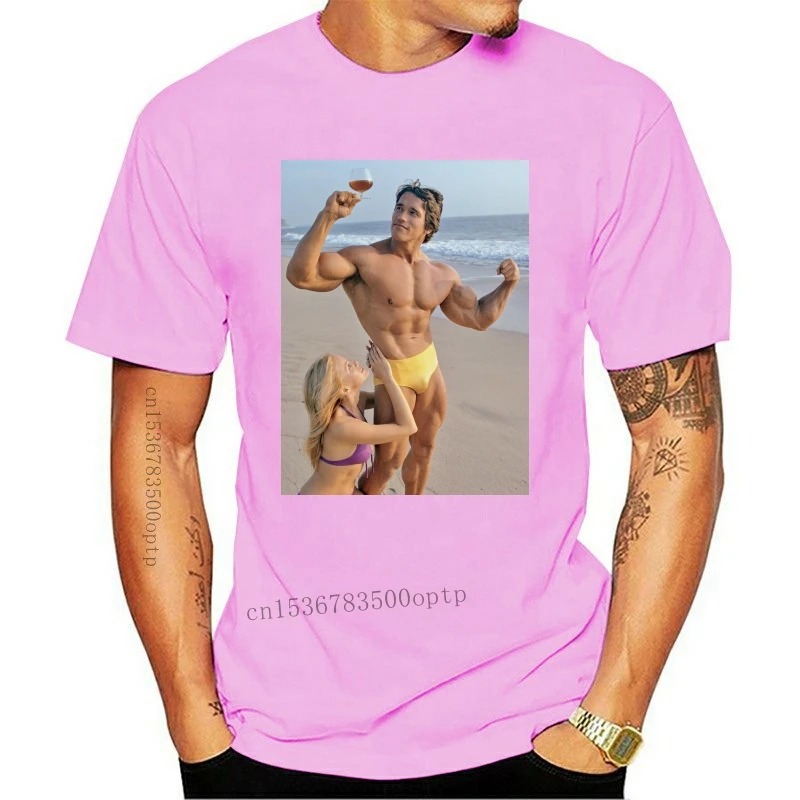 

Arnold Schwarzenegger White T-shirt sizes available S-3XL men t shirt