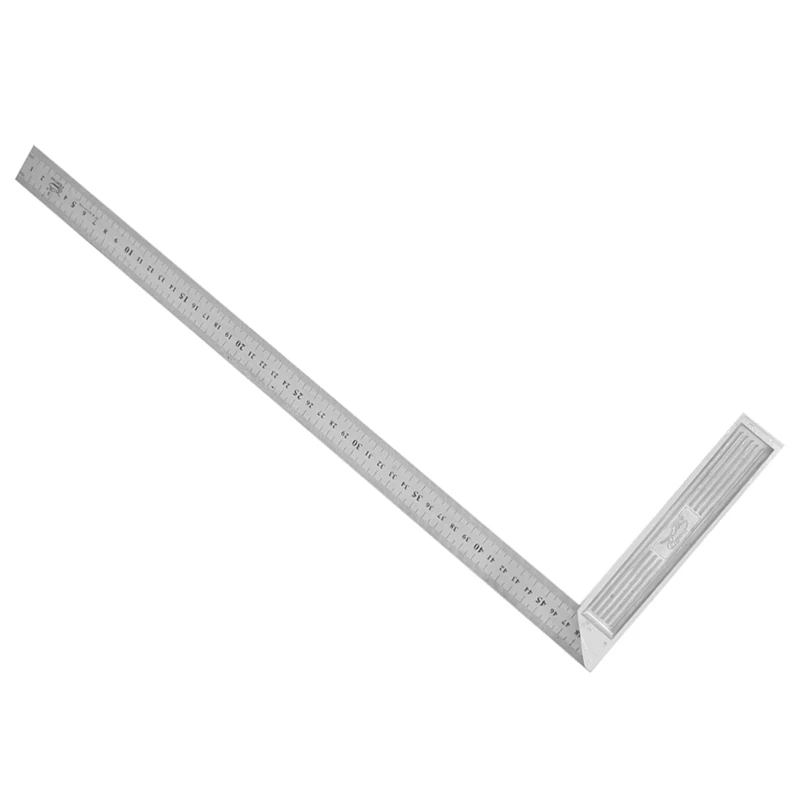

Steel 90 Degree Angle Metric 50cm Scale Ruler Sling Angle Silver