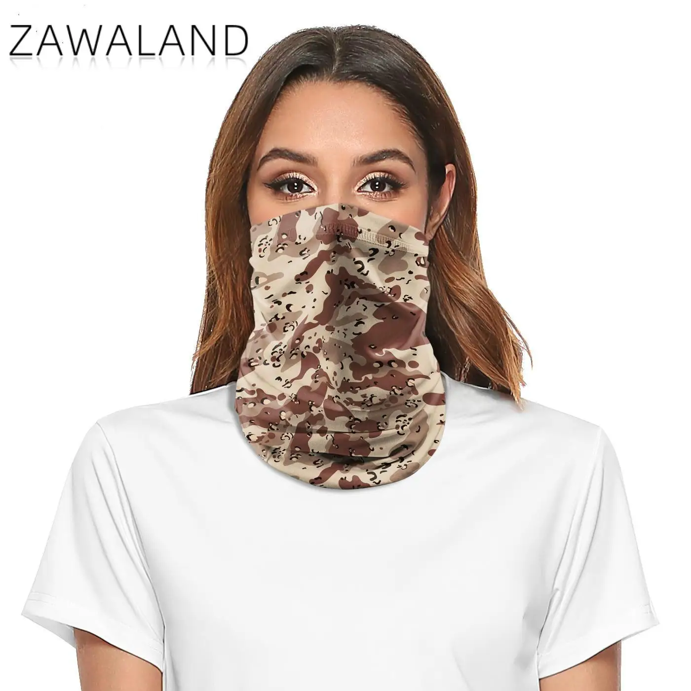

Zawaland Cycling Face masks Ski Mask Scarf Neck Warmer 3D Skull Headband Headwear Bandanas Shield Men Women Dropshipping