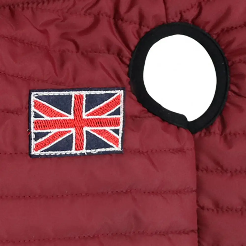 Куртка для домашних животных с изображением британского флага сохраняет тепло