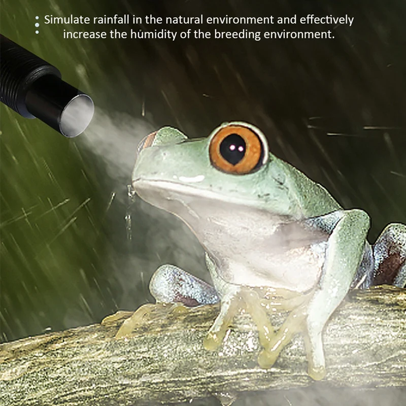 

4L Amphibians & Reptile Mist Humidifier with Hose Adjustable Terrarium Reptile Fogger Humidifier Accessories