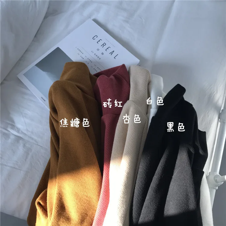 Winter Women Cashmere Sweaters Streetwear Fashion Turtleneck Knitted Jumpers Korean Female Crocheted Pullovers Tops Christmas | Женская