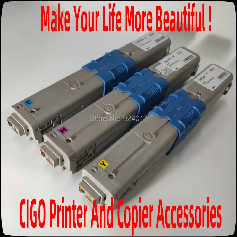 Запасной тонер для лазерного принтера Oki C510dn C530dn C531dn тонер-картриджа C510 C530 C531 Okidata