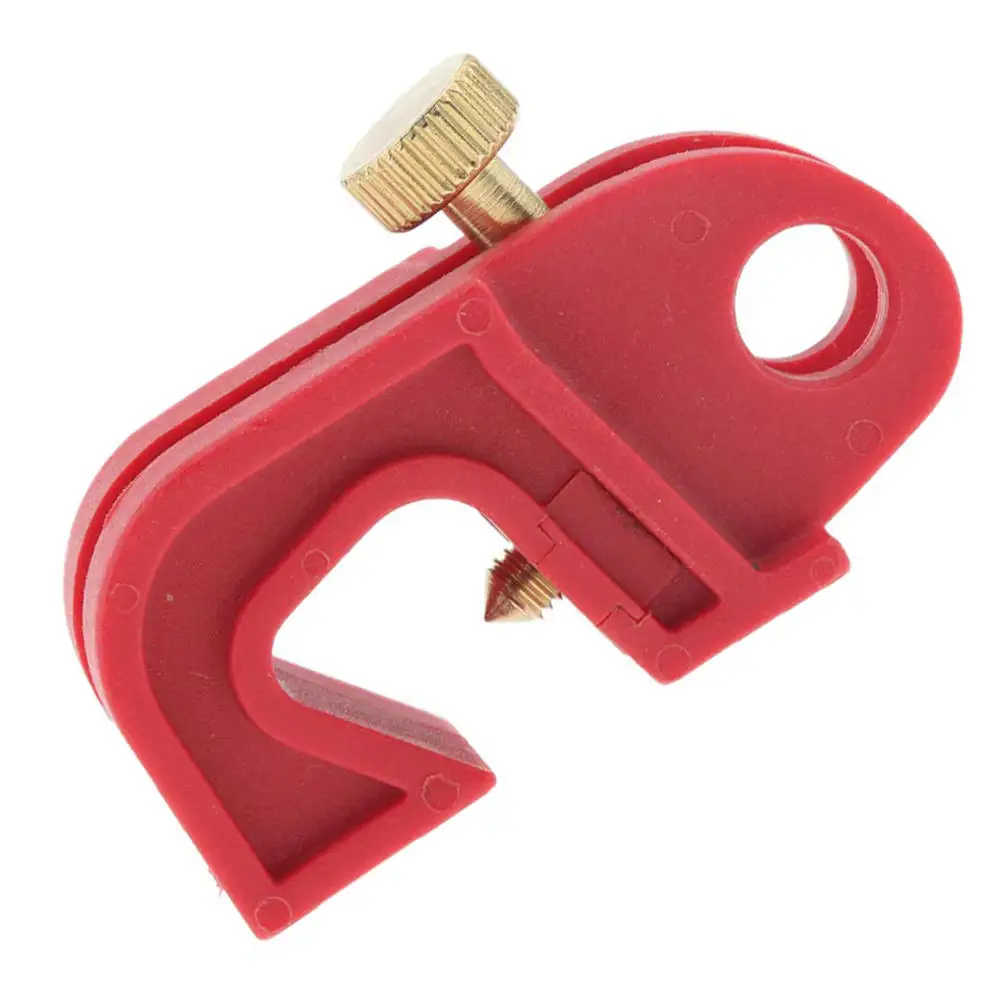 Огнемер универсальный автоматический выключатель запирающийся красный с винтом