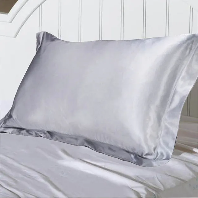Pure Emulation Silk Satin Pillowcase For BedComfortable Pillow Cover Pillowcase Pillowcase Throw Single Pillow Covers Smooth