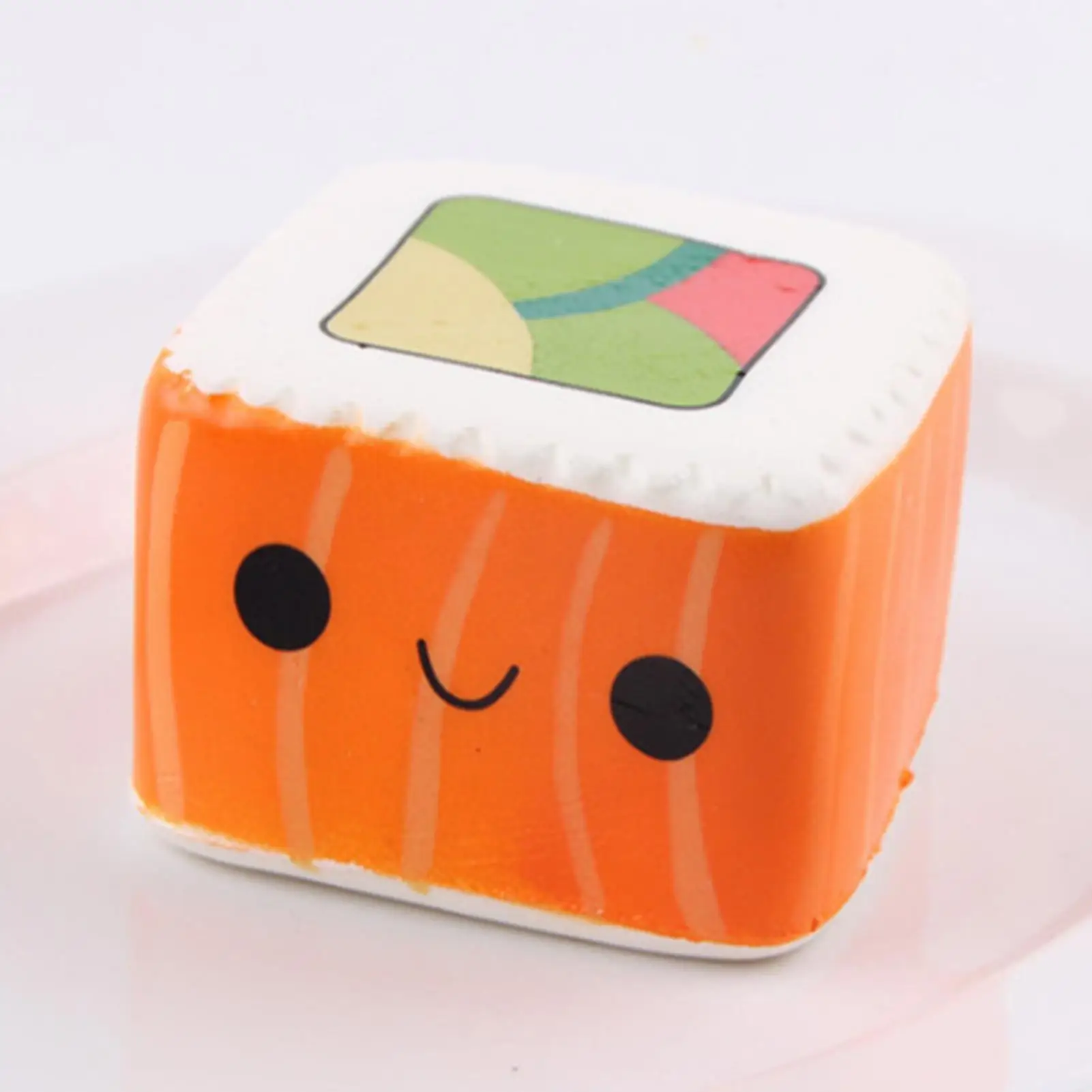 

Creative Square Simulation Sushi Slowing Rebound Toy Decompression Doll Decor