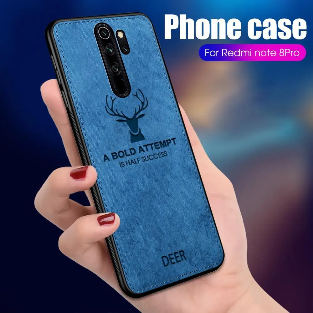 Для Xiaomi Redmi Note 8T олень ткань чехол для телефона на 8 7 6 5 Pro 8A 7A кожаная Задняя