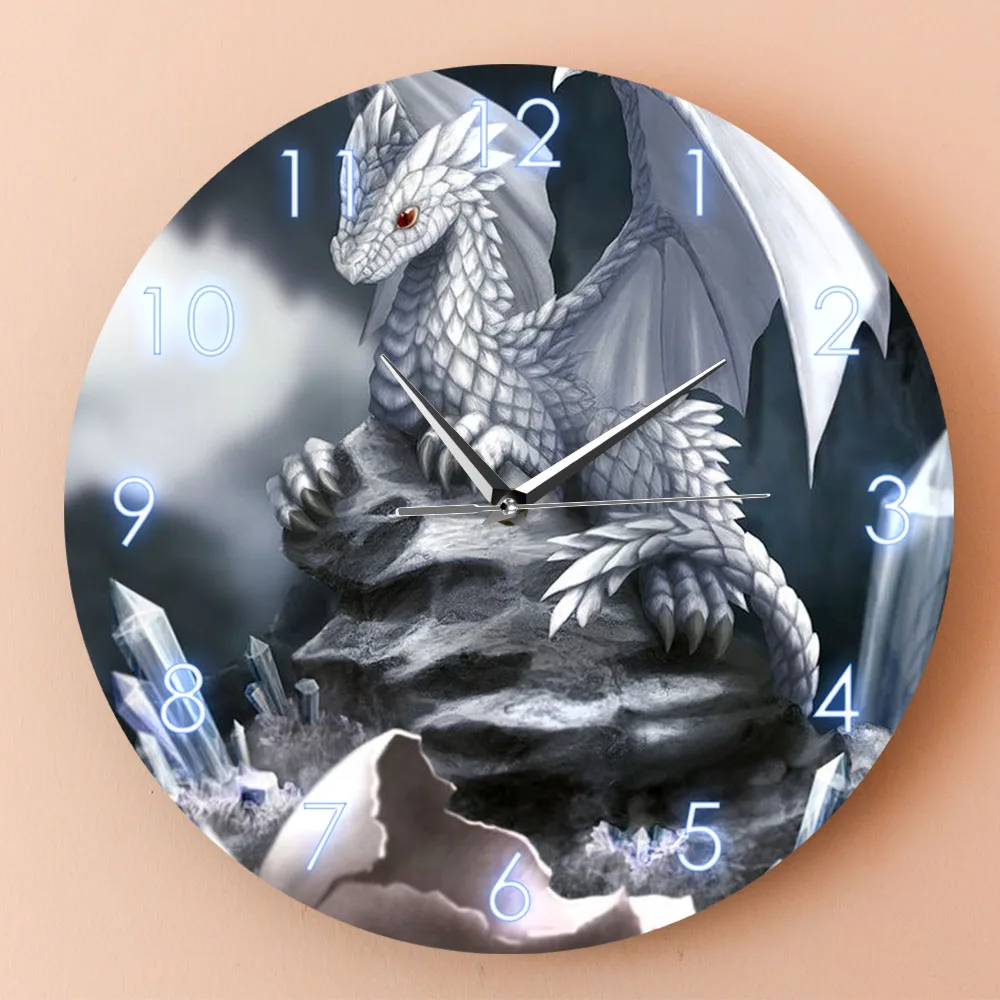 Настенные часы для новорожденных современные настенные с изображением яиц