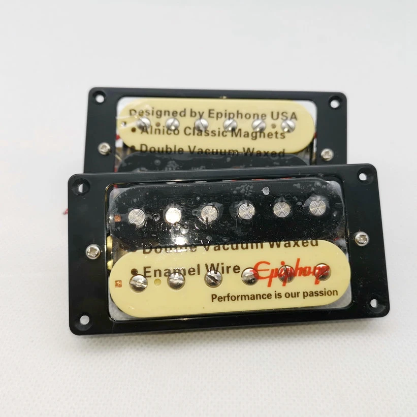 Humbucker Pickup Chrome Gold Black zebra MADE IN KOREA 1 Set Original Epi LP Standard SG Electric Guitar Alnico Bar | Спорт и