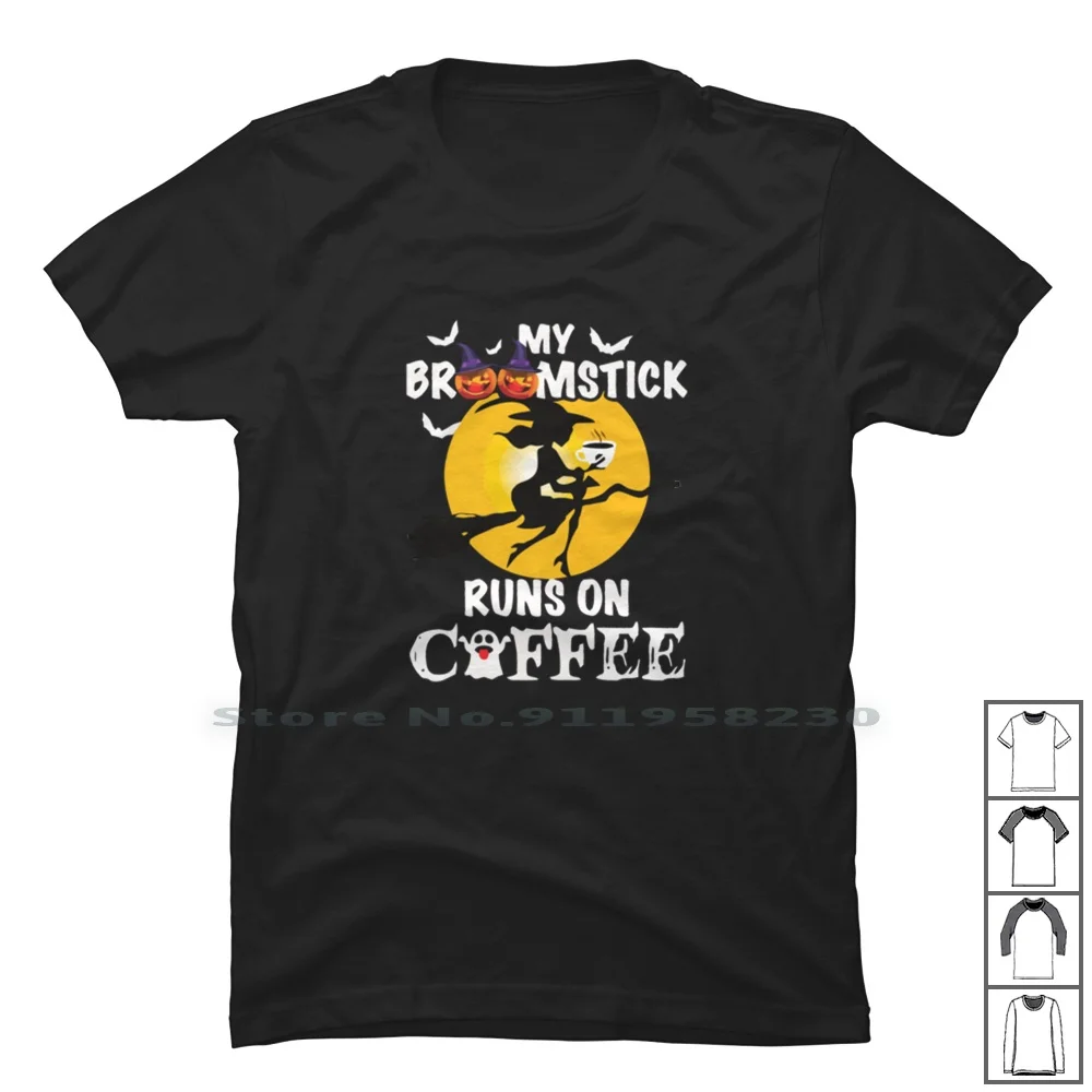 Футболка с ведьмой на Хэллоуин 100% хлопок тыквой | Мужская одежда