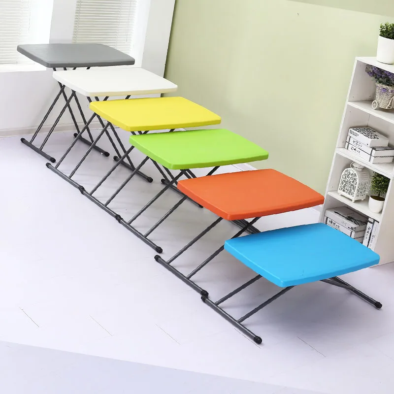 저렴한 접이식 테이블 간단한 가정용 작은 테이블과 의자 식탁 학습 휴대용 야외 사각형 테이블
