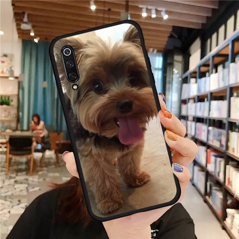 

Yorkshire Terrier dog Phone Case black For Xiaomi Redmi mi note 7 8t 9 9t 9s 8 10 10t 11 pro lite K20 max 3