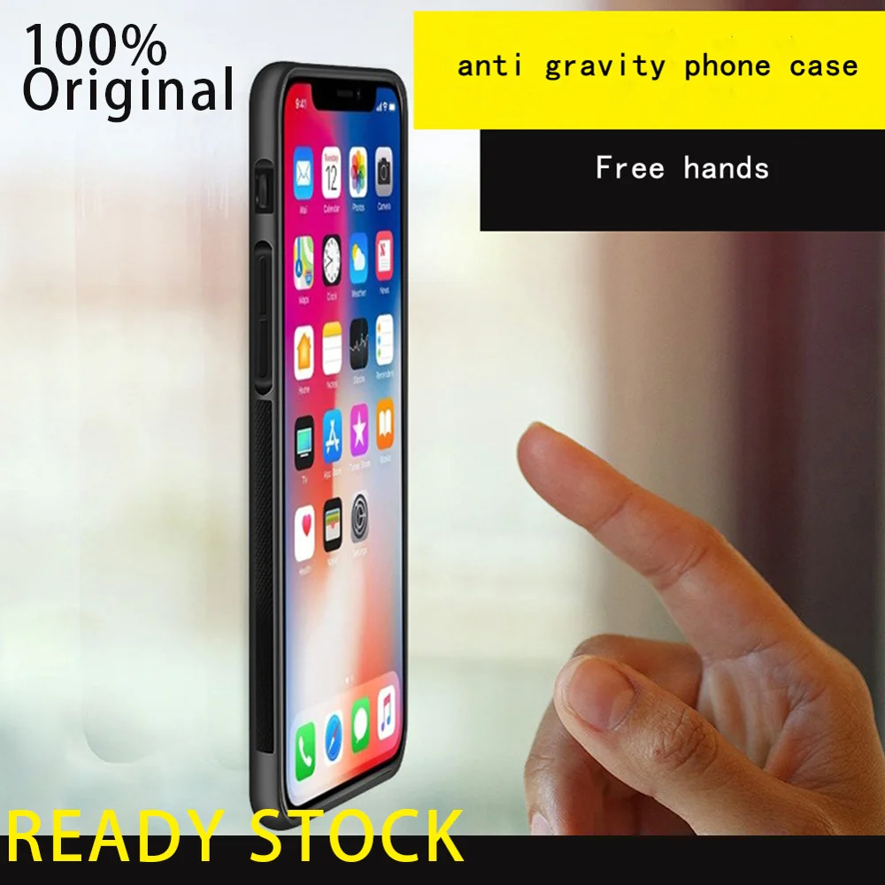Антигравитационный нано-адсорбционный чехол для iPhone7/7Plus/8P/X/XS Max любого места