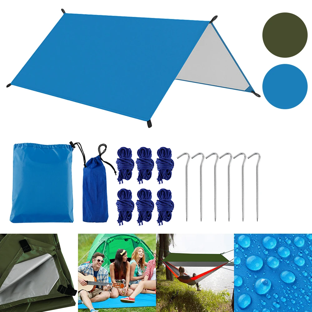 Укрытие от солнца для кемпинга пляжа сада навес козырек гамак дождевой брезент