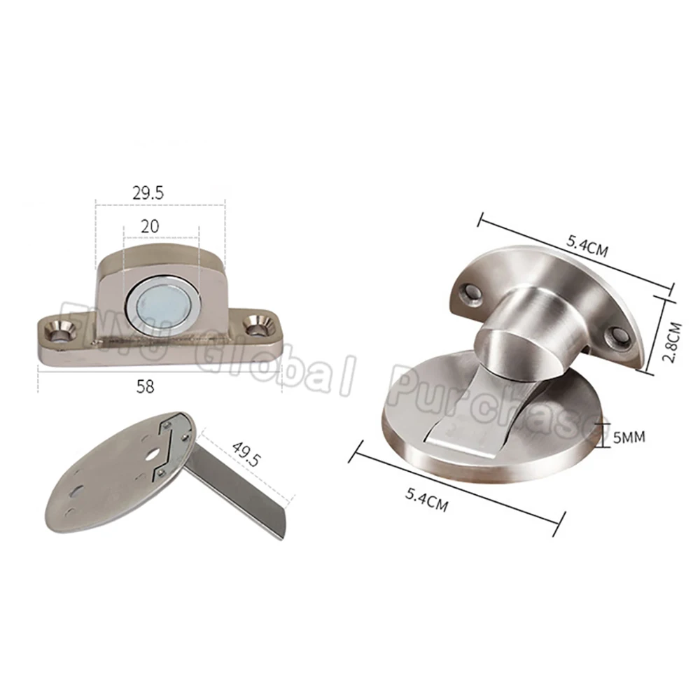 Присоска двери стелс дверной стоп спальни всасывания Сильный магнитный удар