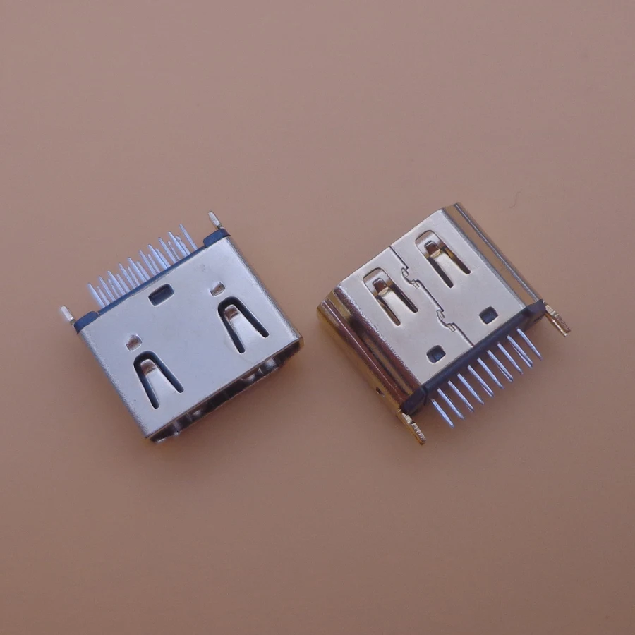10 шт. разъемы для розетки совместимые с HDMI 19 контактов 2 ряда (10 9 контактов) 180