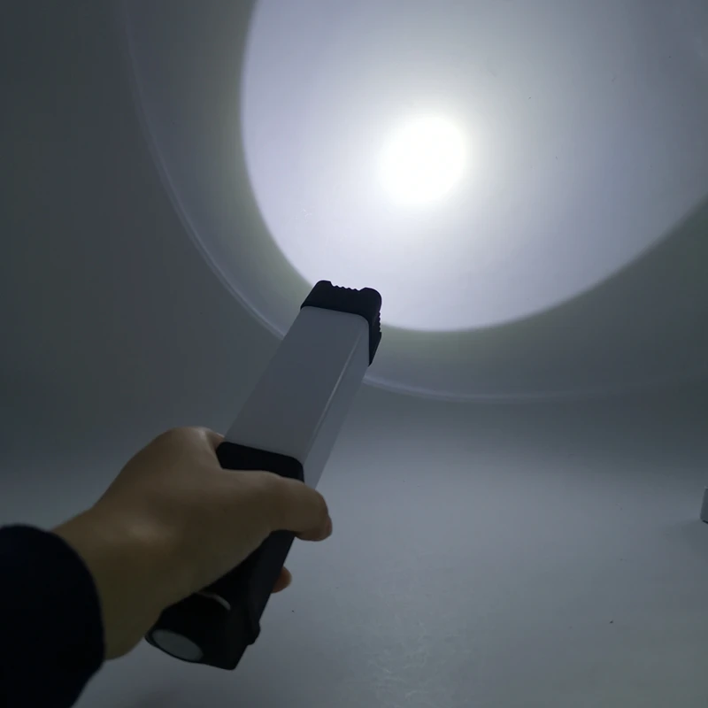 Многофункциональные светодиодные фонари 3 в 1 перезаряжаемые USB с двойным лучом