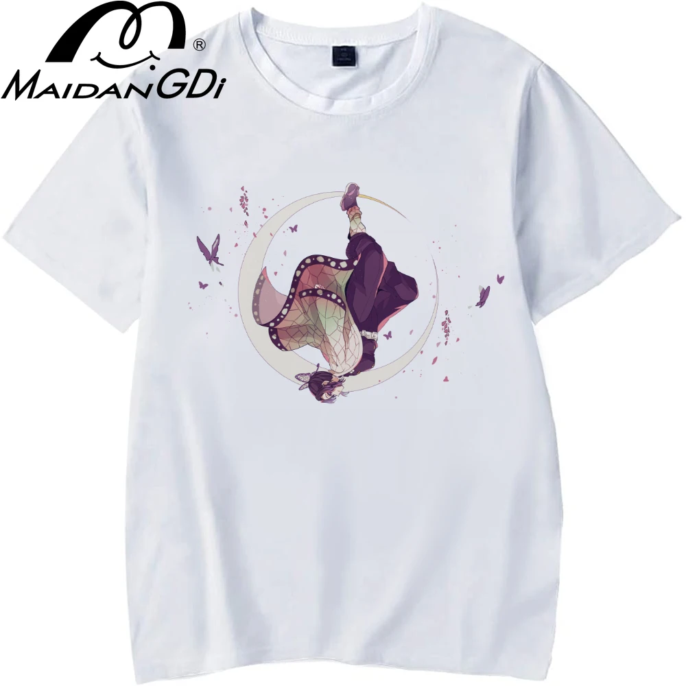 

Женская футболка MAIDANGDI из аниме Kamado Tanjirou, футболка с изображением рассекающего демонов, киметсу, No Yaiba, японское поп-арт Харадзюку