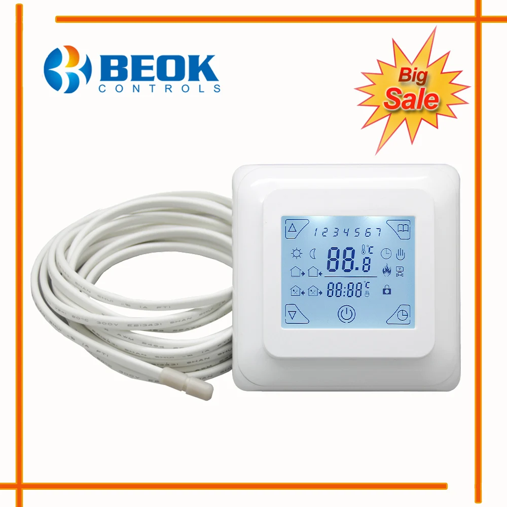 TST23B EP Электрический терморегулятор отопления регулятор температуры для теплого