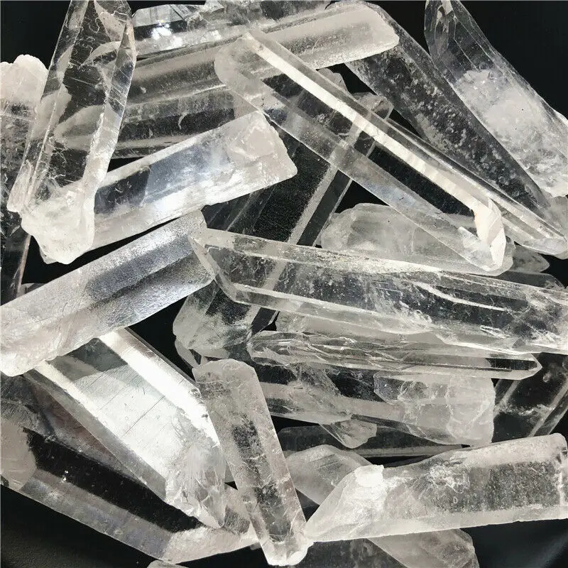 

40-80mm Natural Clear Pure Lemurian Seed White Quartz Crystal Point Terminated Wand Specimen Healing Natural Quartz Crystal 100g