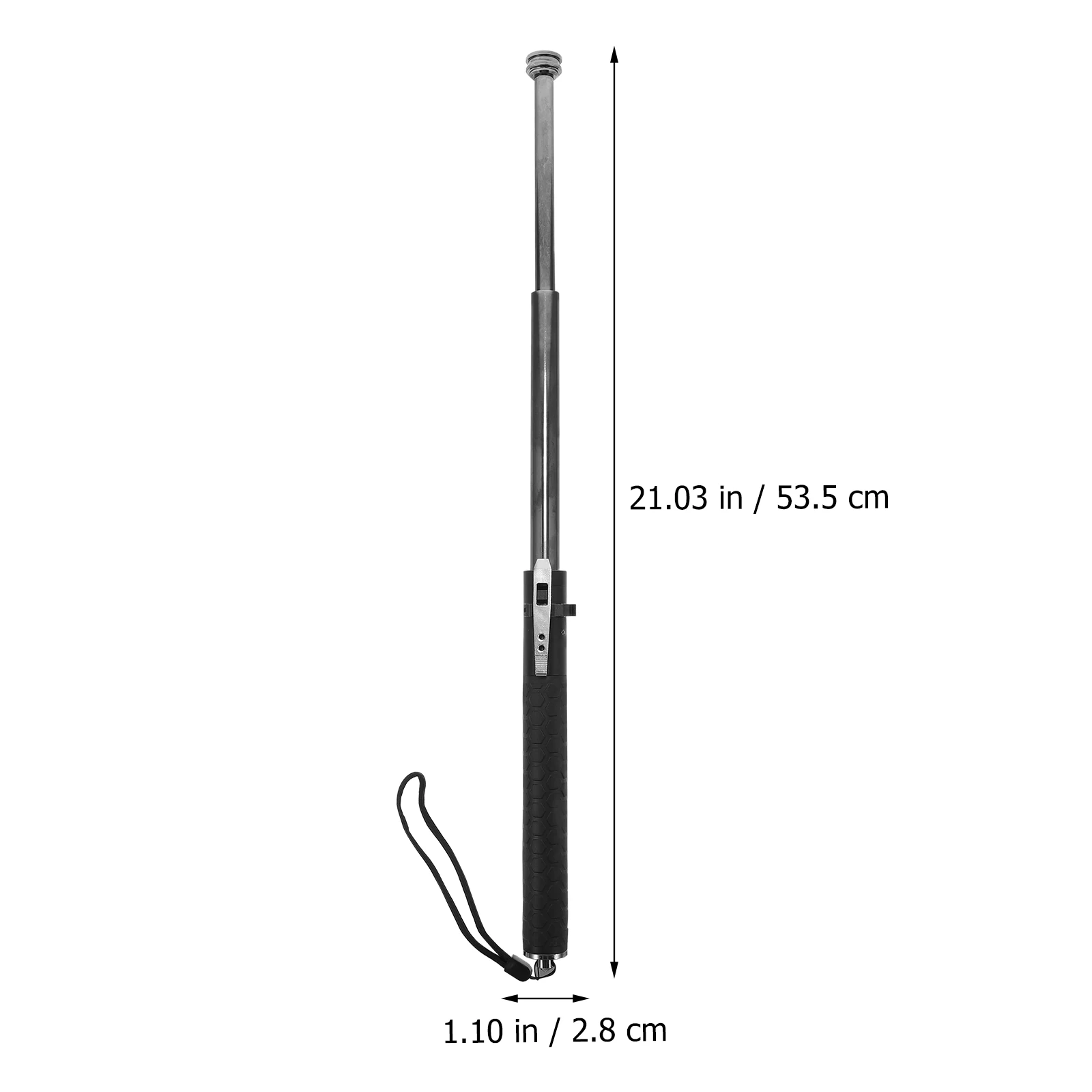

Alloy Steel Self Defense Stick Spring Anti-slip Stick Automatic Telescopic Pole For Car