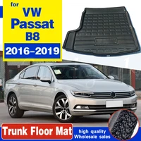 for volkswagen vw passat b8 20162019 boot mat rear trunk liner cargo floor tray carpet mud pad guard protector accessories
