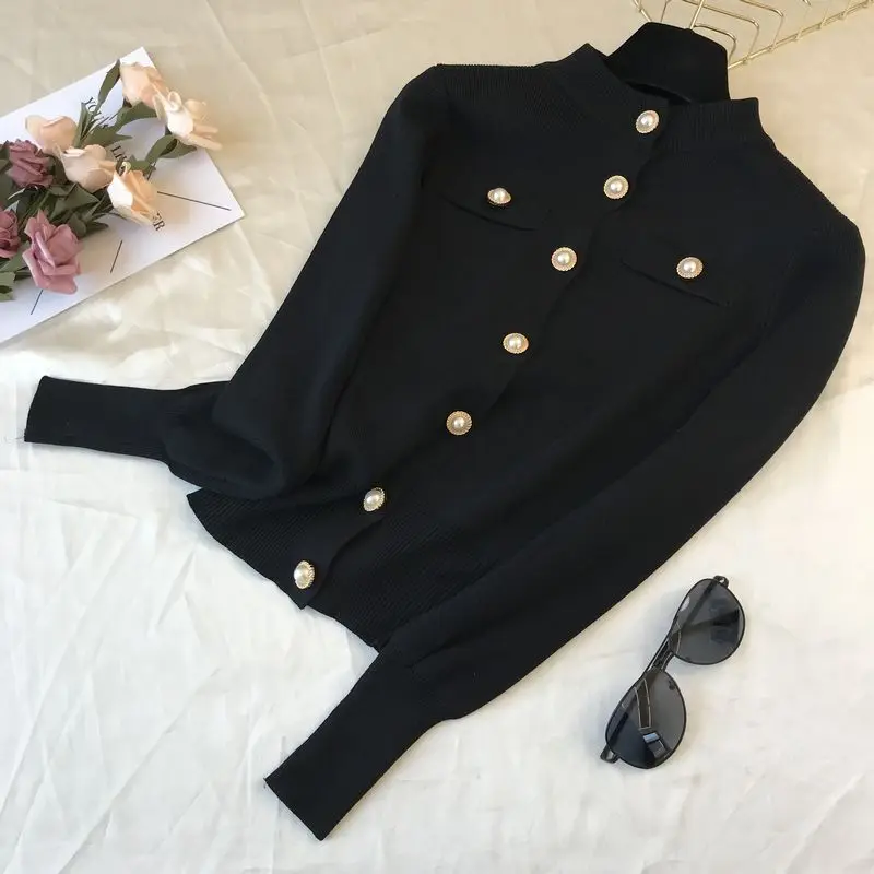 Повседневная осенне-зимняя женская обувь толстый свитер пуловеры Длинные рукава