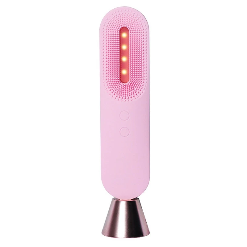 

Facial Cleaning Brush Deep Cleaning 3 in 1 Portable Silicone Sonic Vibration Skin Care Home Travel USB Charging