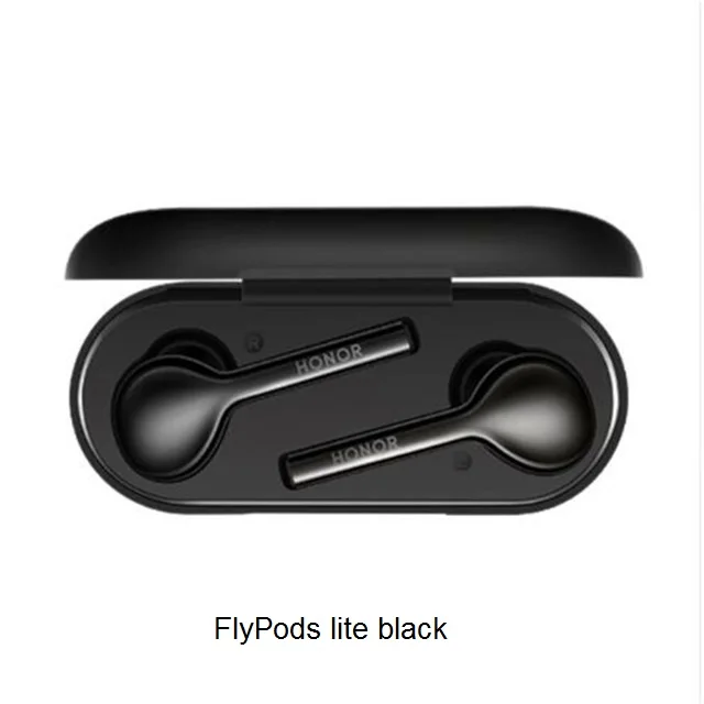 FlyPods lite black Оригинальные беспроводные наушники huawei Honor Flypods Lite, водонепроницаемые, IP54, Bluetooth 4,2, управление, Беспроводная зарядка - Цвет: FlyPods lite black