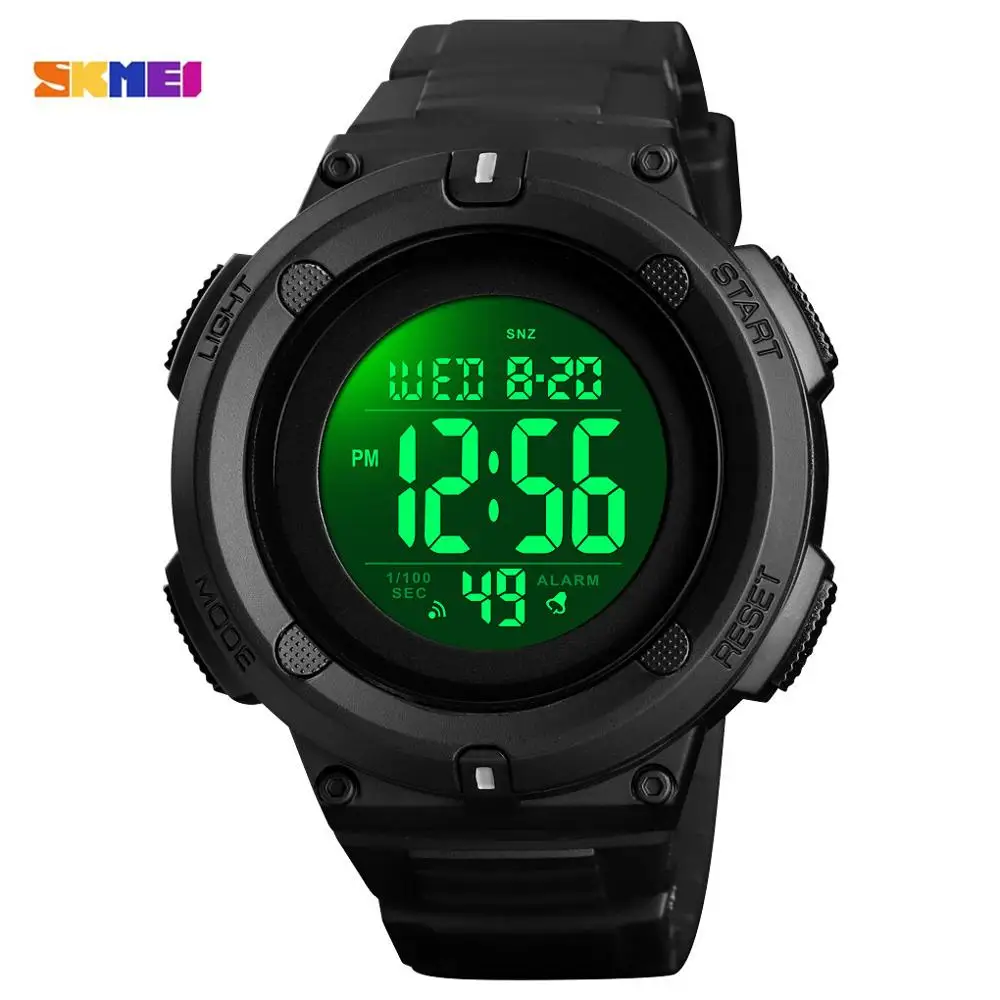 Часы наручные SKMEI мужские электронные водостойкие со светодиодный светильник