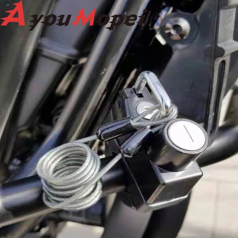 Мотоциклетные аксессуары Противоугонный замок для шлема Benelli TRK 502 Leoncino 500