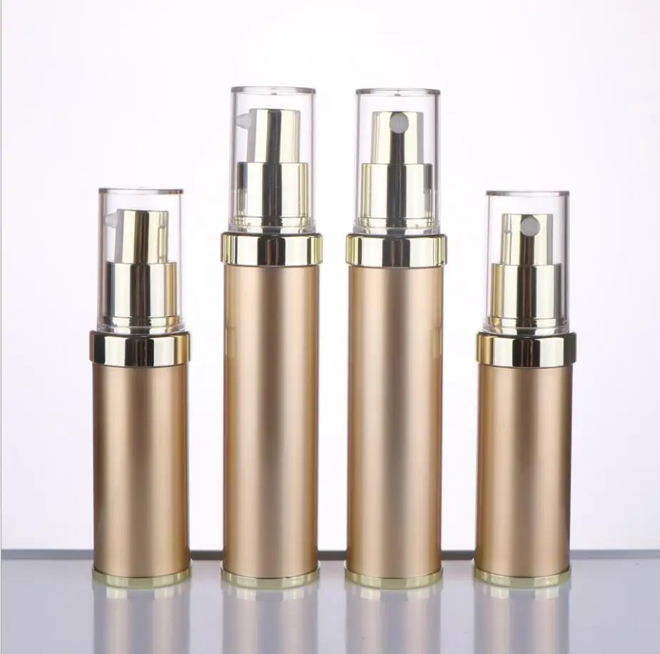 30ML gold airless plastic lotion bottle lotion emulsion serum essence foundation moisture toner hyaluronic acid cosmetic packing