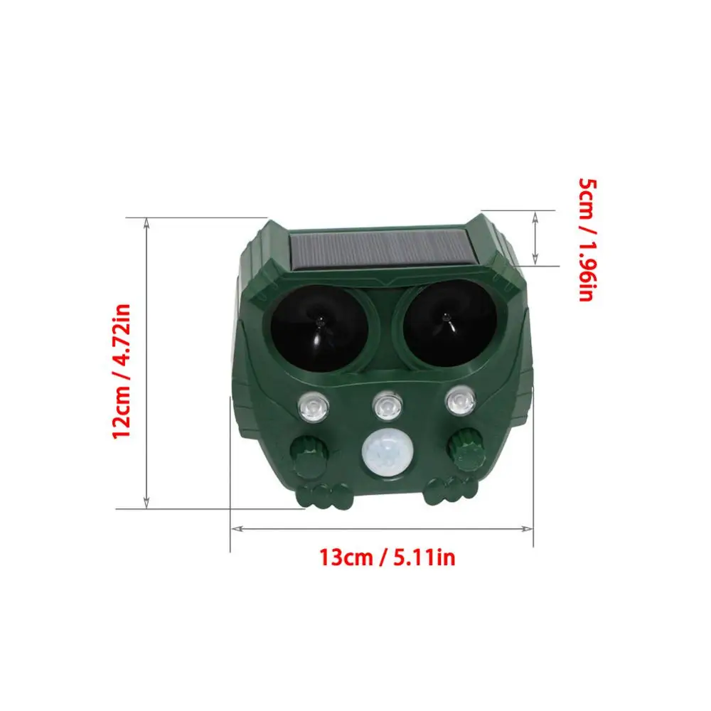 

1pcs Ultrasonic Cat Dog Fox Pest Battery Repeller Deterrent Repellent Outdoor Garden Pest Control Supplies