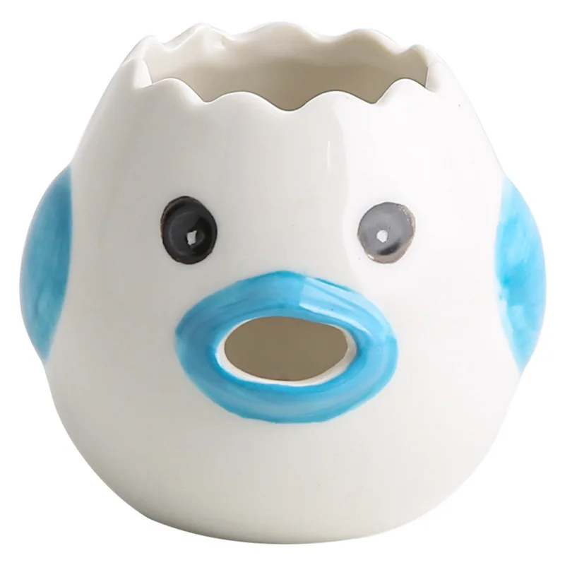 

Nordic Creative Ceramic Egg White Protein Separator Household Egg Yolk Filter Baking Tools Are Easy To Clean