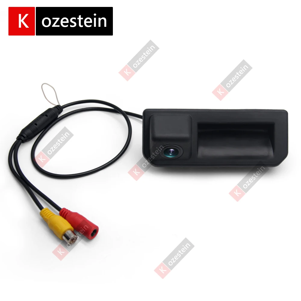 Камера заднего вида HD CCD с ручкой для багажника камера ночного видения VW MQB Skoda KODIAQ