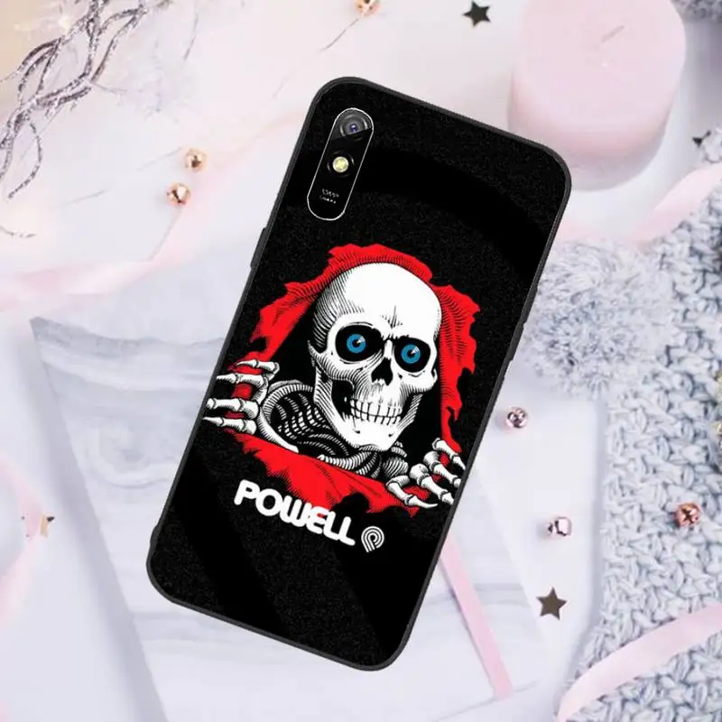 

Powell Peralta Phone Case For Xiaomi Redmi note 7 8 9 pro 8T 9A 9S Mi Note 10 Lite pro