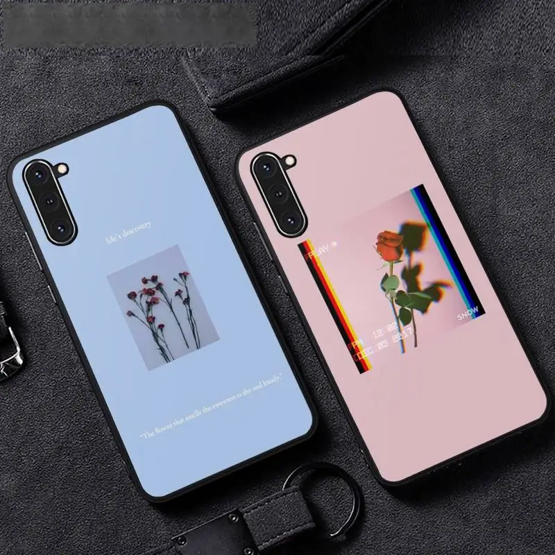 

flower Phone Case For Samsung A51 A32 A52 A71 A50 A12 A21S S10 S20 S21 Plus Fe Ultra