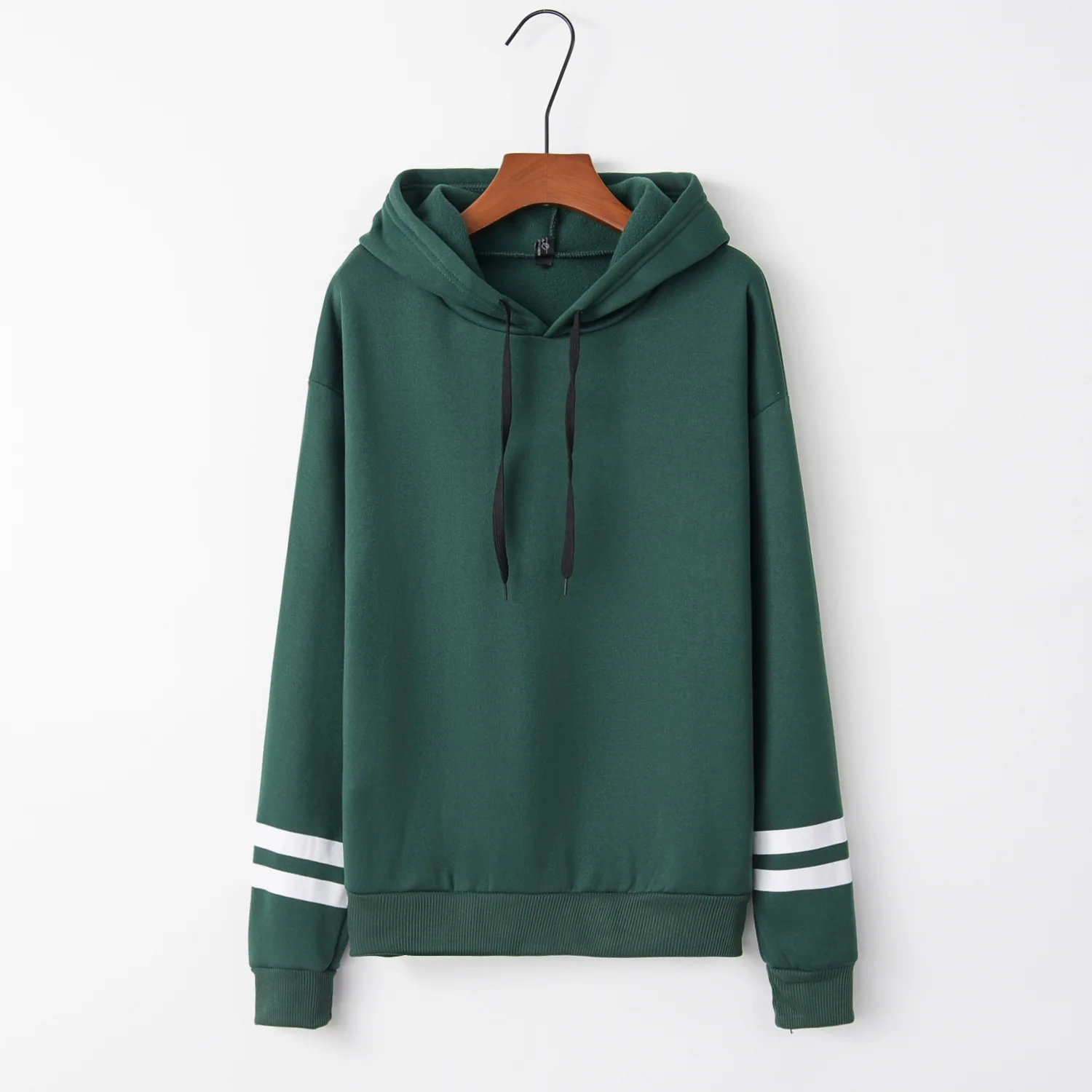 Double Ring Solid 2022 New Design Hot Sale Hoodies Sweatshirts Women Casual Kawaii Harajuku Sweat Girls European Tops Korean
