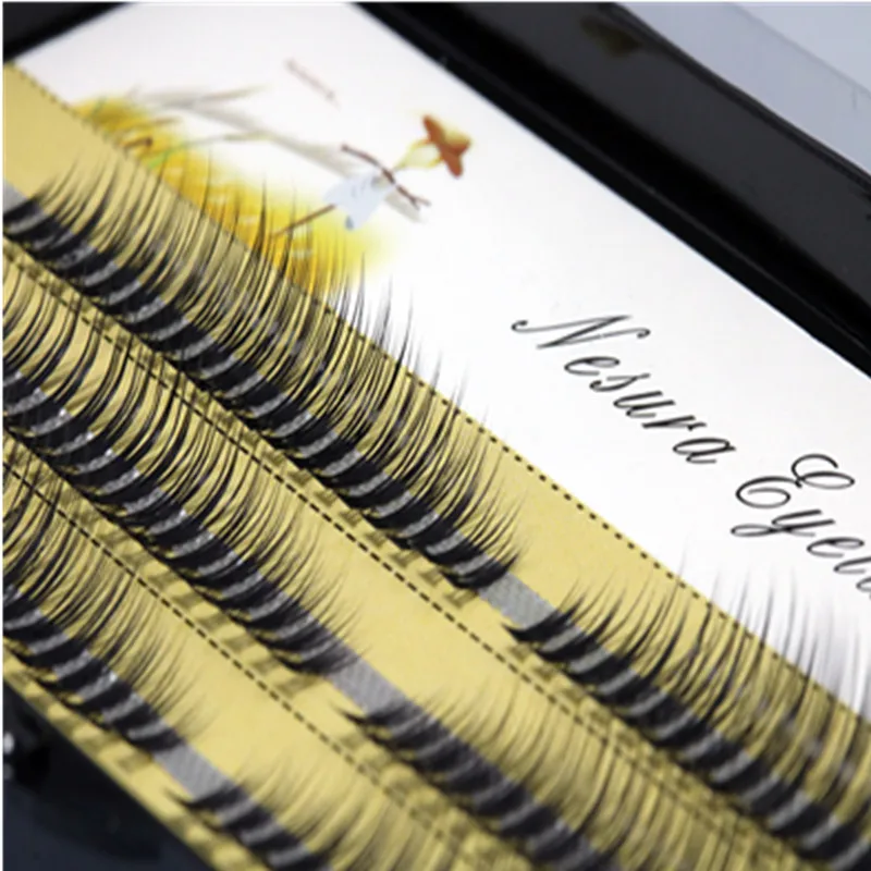 Натуральные Мягкие Накладные ресницы для наращивания 7-11 мм 10D роскошные радужные
