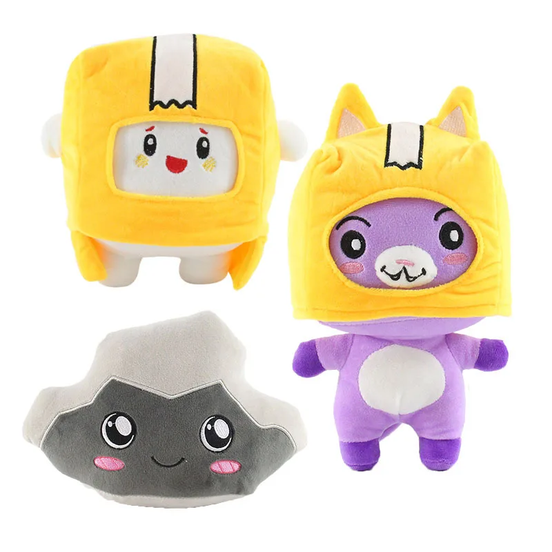 

Плюшевая Съемная мультяшная игрушка-робот Lankybox Foxy, 20-29 см, мягкая плюшевая детская игрушка, превращающаяся в куклу, подушка для девочки