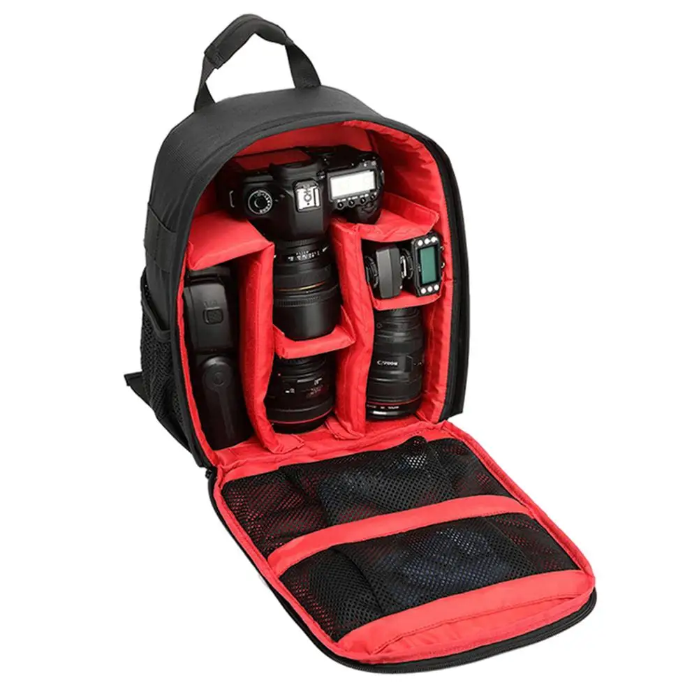 waterproof dslr slr camera backpack multi functional outdoor video digital carry photo bag for nikon canon dslr dual shoulders free global shipping