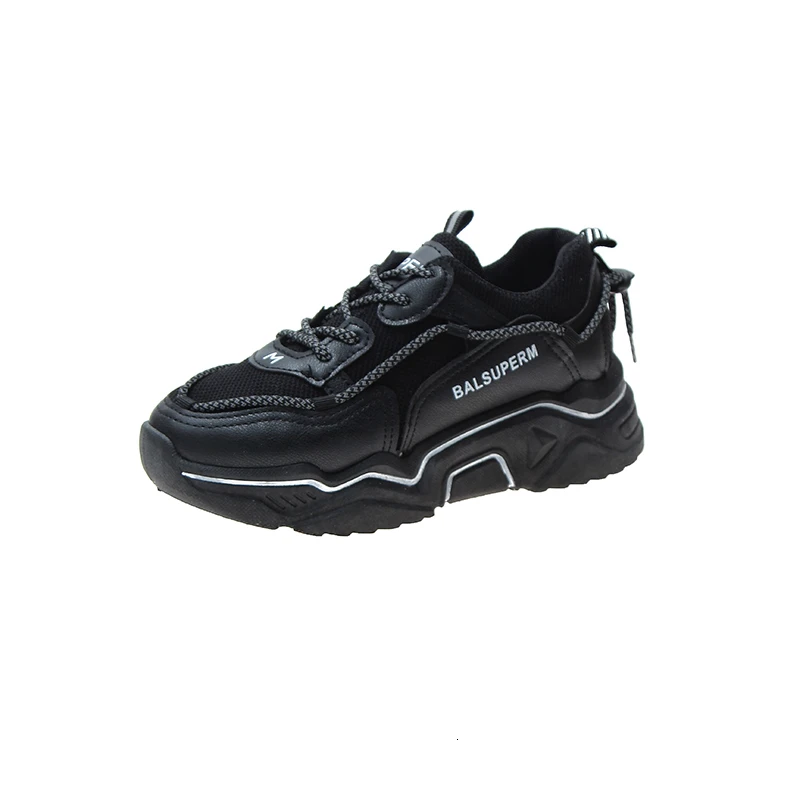 Женские кроссовки на массивной подошве Белые Повседневные сетчатые платформе