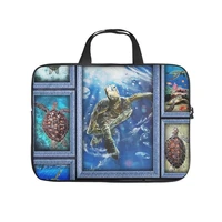 sea turtles laptop sleeve trendy double sided printed tablet protective bag water repellent neoprene computer carrying case