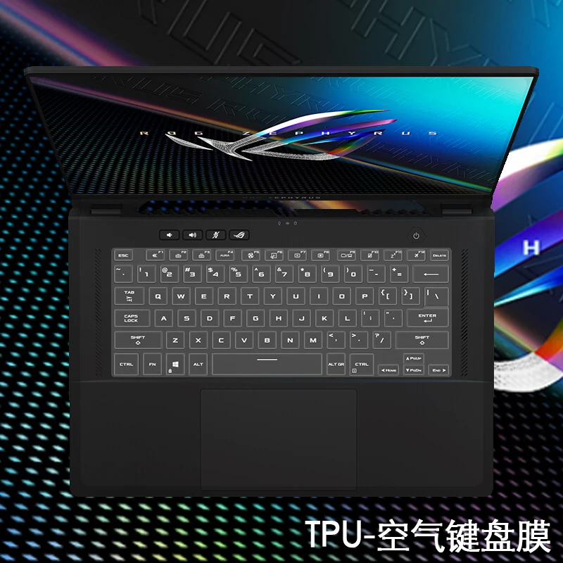 

Clear TPU Keyboard Protector Cover Guard Skin for ASUS ROG Zephyrus M16 GU603 GU603H 16" Laptop