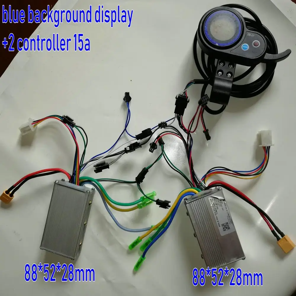 1 * ЖК дисплей с переключателем передач + 2 контроллера 36 в 48 15 а 6 МОП транзисторов