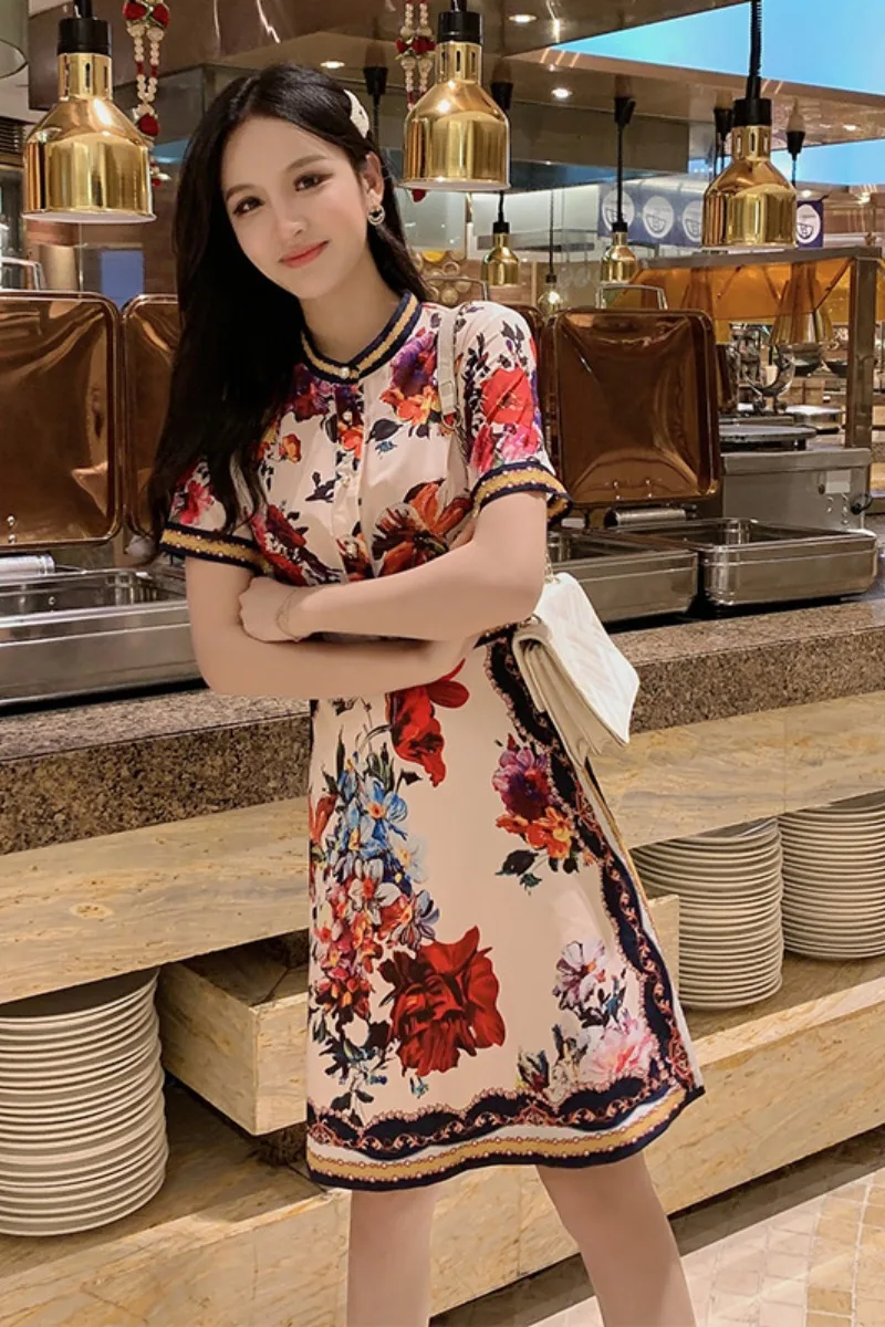 

Dresses for Women Summer Dress Waist-Tight Slimming Elegant Dress Women's 2020 New Summer Kafuu Dresses