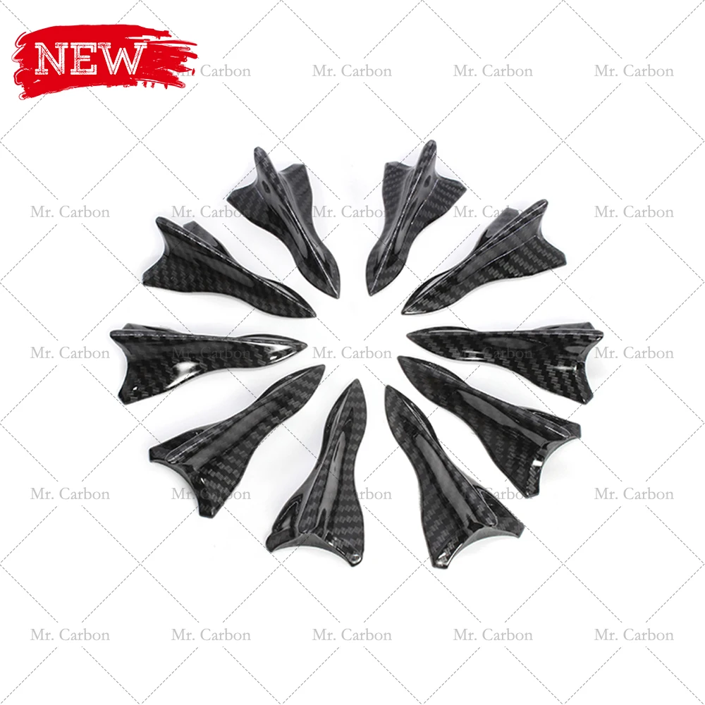 Накладной Вихревой генератор из углеродного волокна для крыши MUSTANG 9 шт. комплект