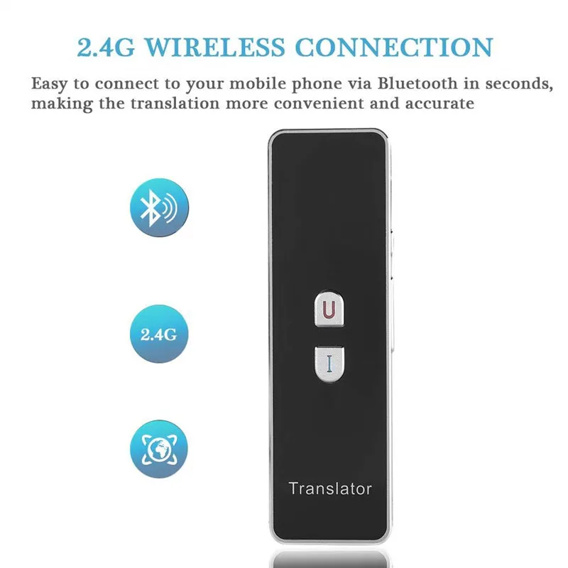 Портативный интеллектуальный голосовой переводчик речи 2 4G умный карманный в